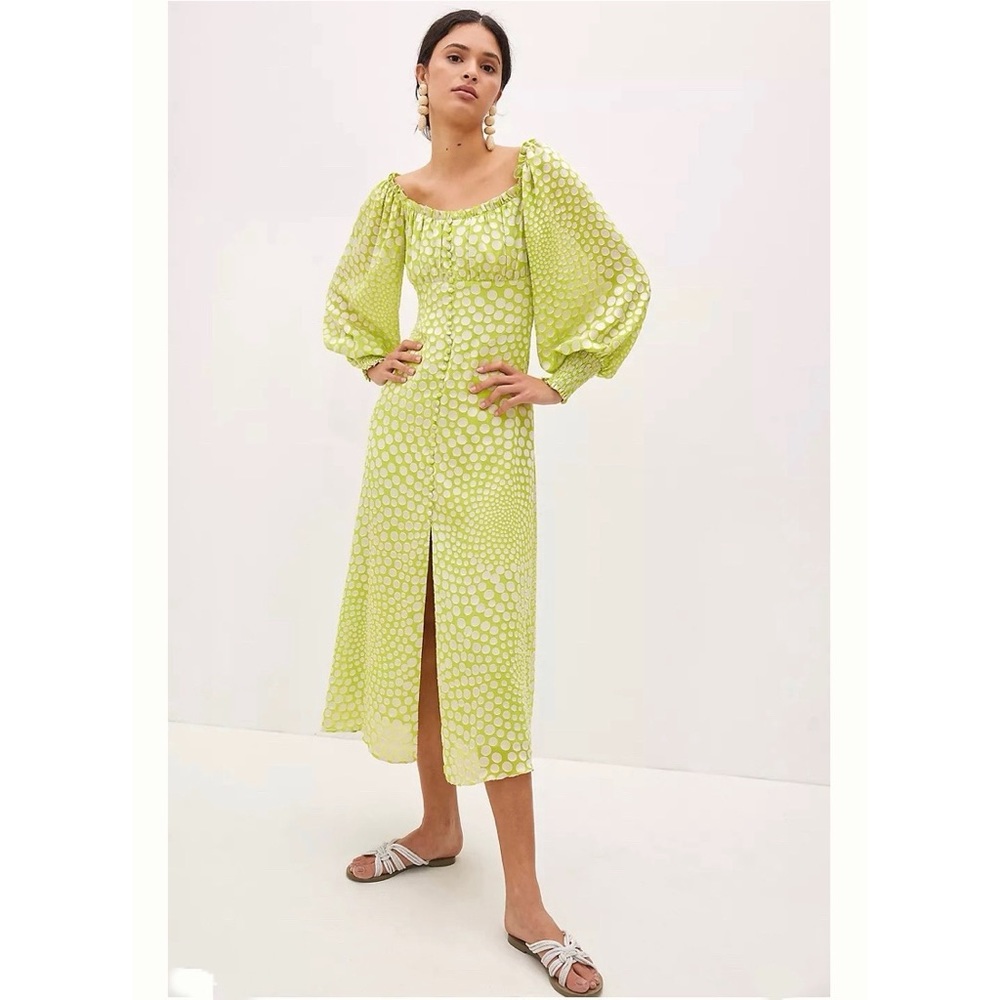 New Anthropologie Meryl MIDI Dress Size M